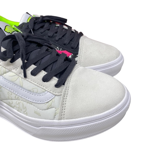 VANS Old Skool Overt CC Shoes Men Low Suede Canvas White Multi Skate VN0A7Q5E6GL - Picture 9 of 10